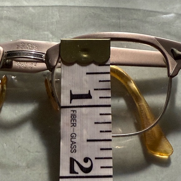 Vintage Art Craft Browline Glasses Aluminum Two Tone 60s Bifocal Lenses - Picture 11 of 13